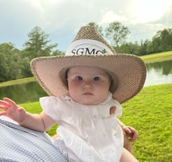 cute baby in sgmc hat