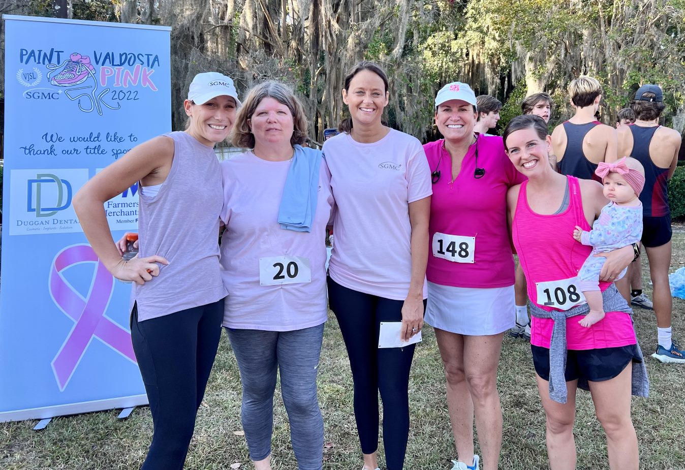 5k participants at Paint Valdosta Pink 2022