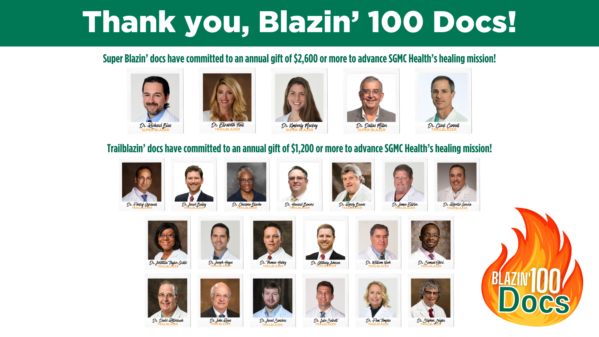 Blazin 100 Docs Graphic