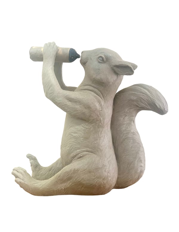 Groundbreaking Growth - Drinking Squirrel