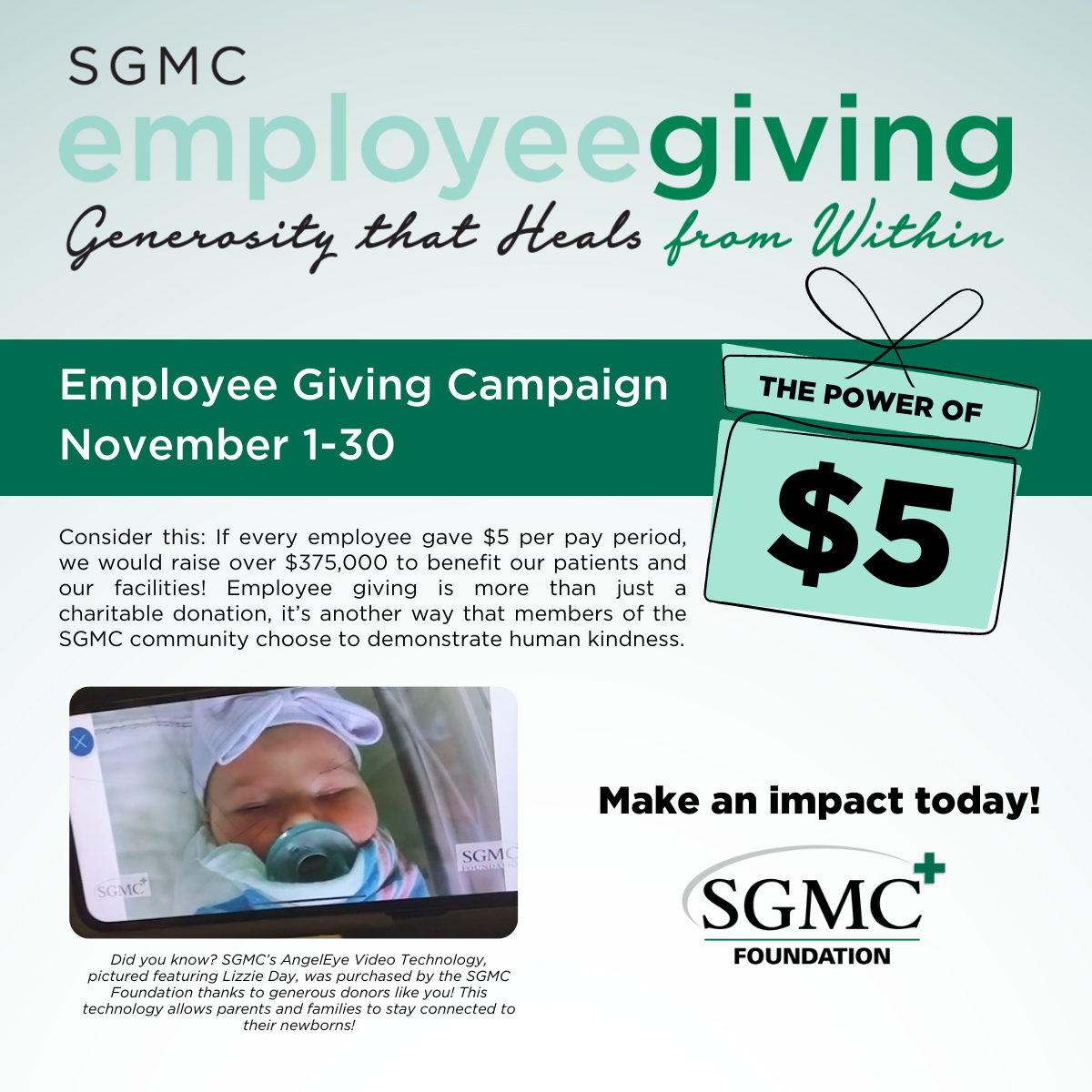 Employee Giving card