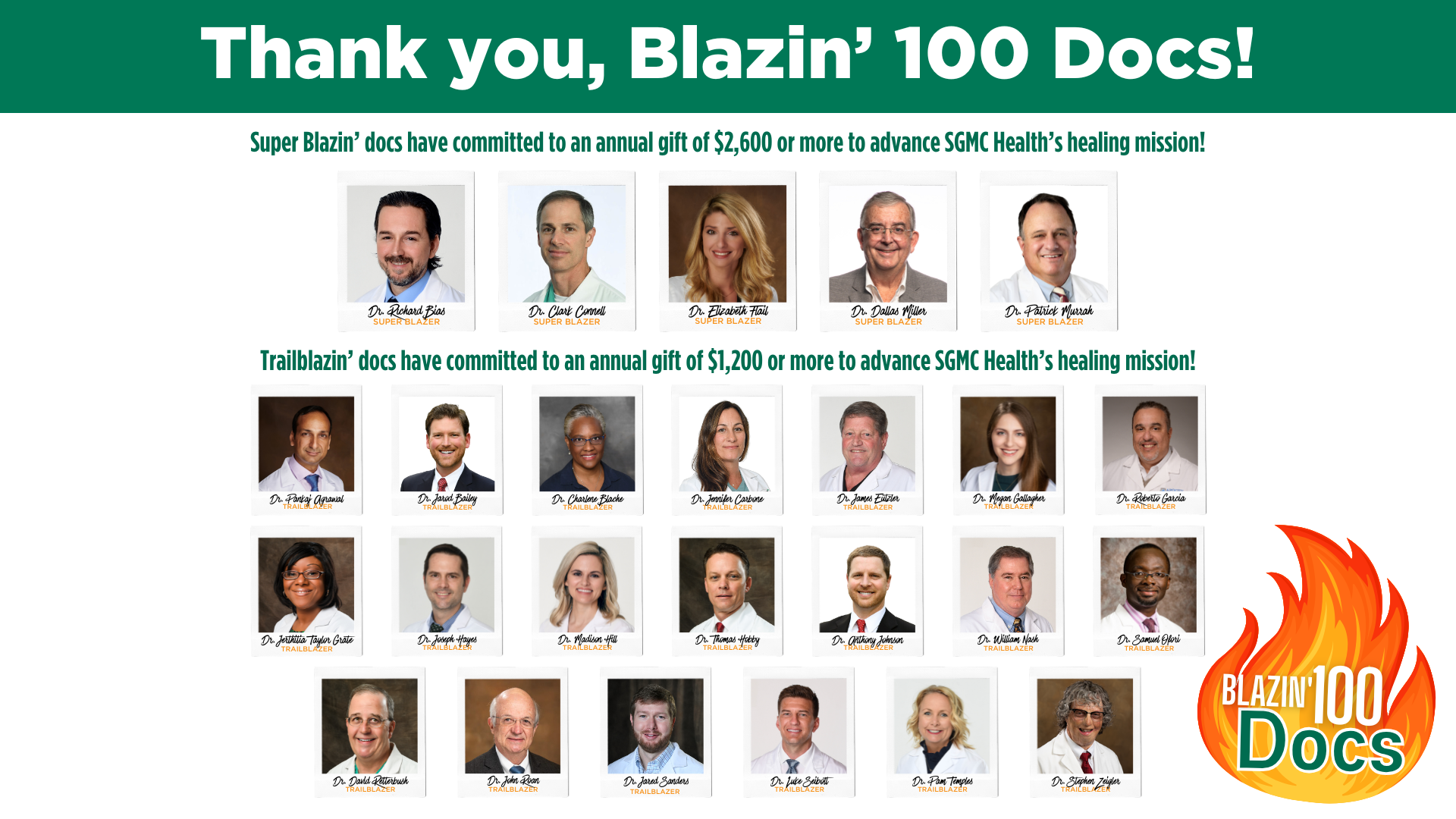 2025 Blazin' 100 Docs