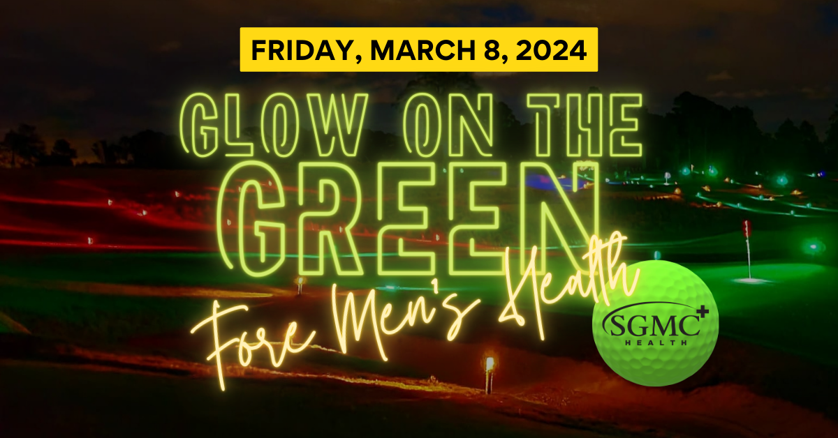 Glow on the Green Save the Date - March 8