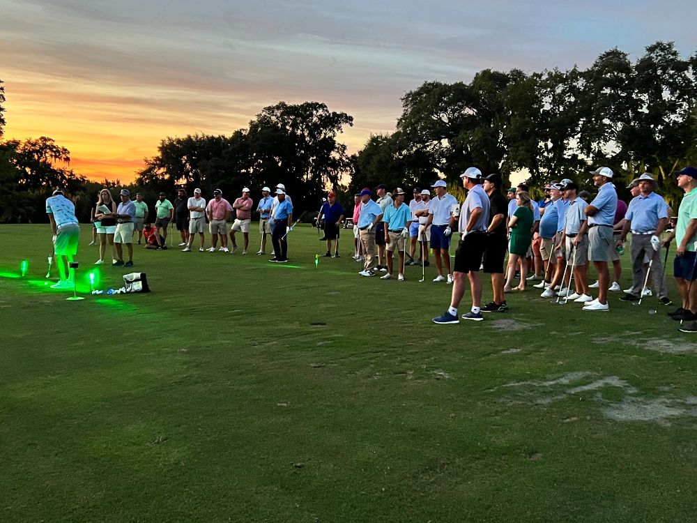 glow on the green for mens health event