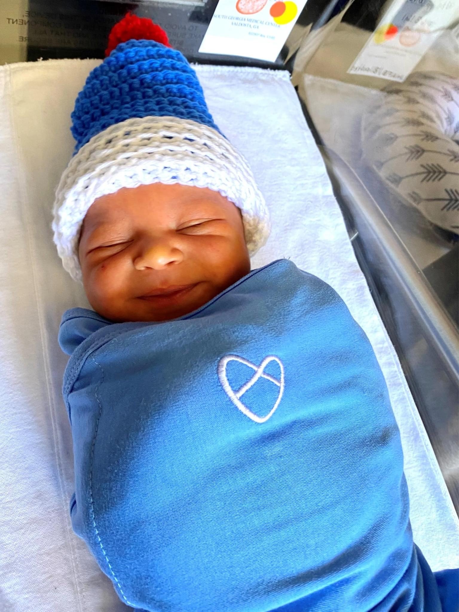 adorable baby with hat