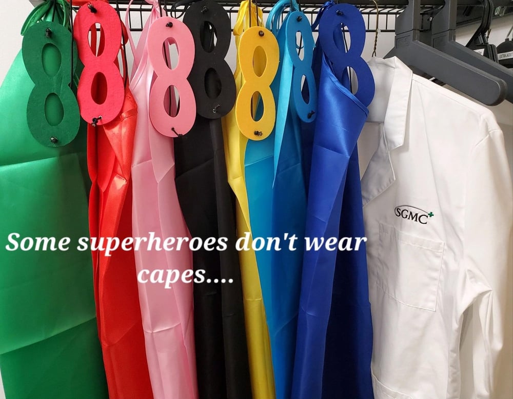 costume capes with quote Some superheroes don't wear capes